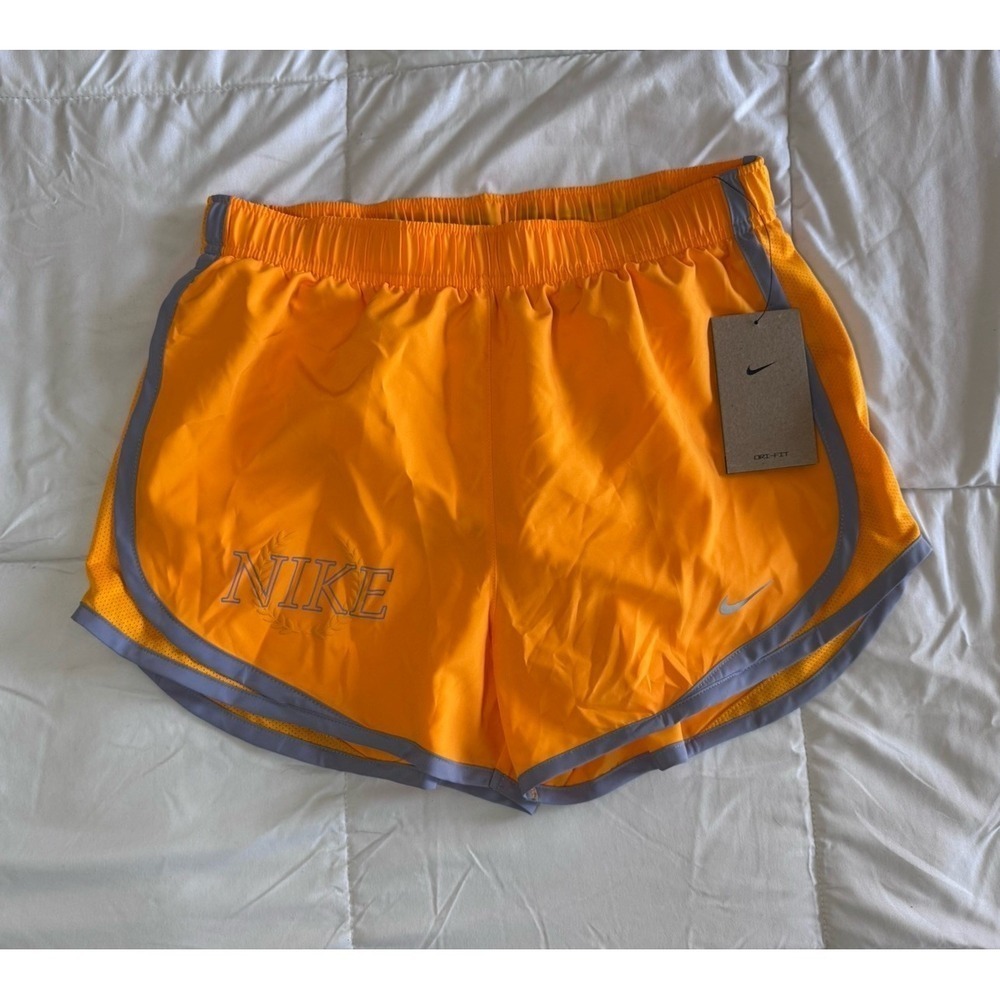 New Nike Dri-Fit Tempo Women's Running Shorts Size Small Orange DX0177 Lined